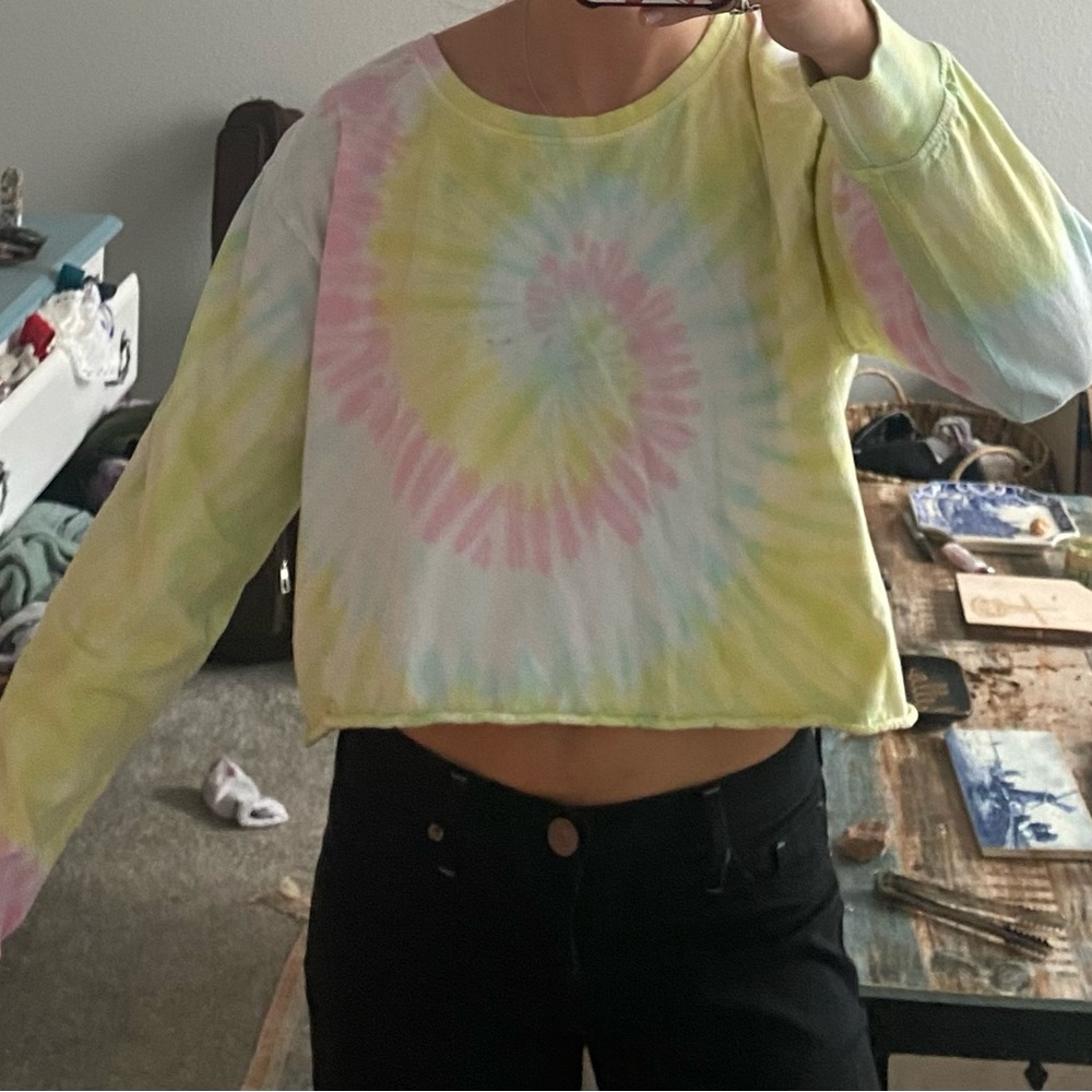 Tie Dye Southern Spirit Crop Top